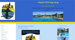 Desktop Screenshot of maui-diving.org